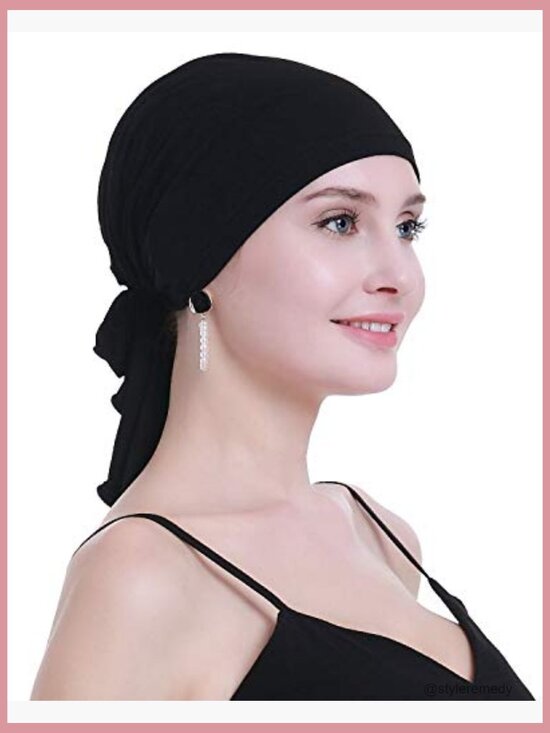 Chemo Headscarf Hair Loss Cancer Slip On Turban Beanie Breathable Lightweight main image 6